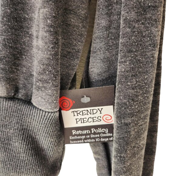 Recycled Karma Aerosmith Shorty Sweatshirt - NWT Faded Black - Size Small - Picture 5 of 5